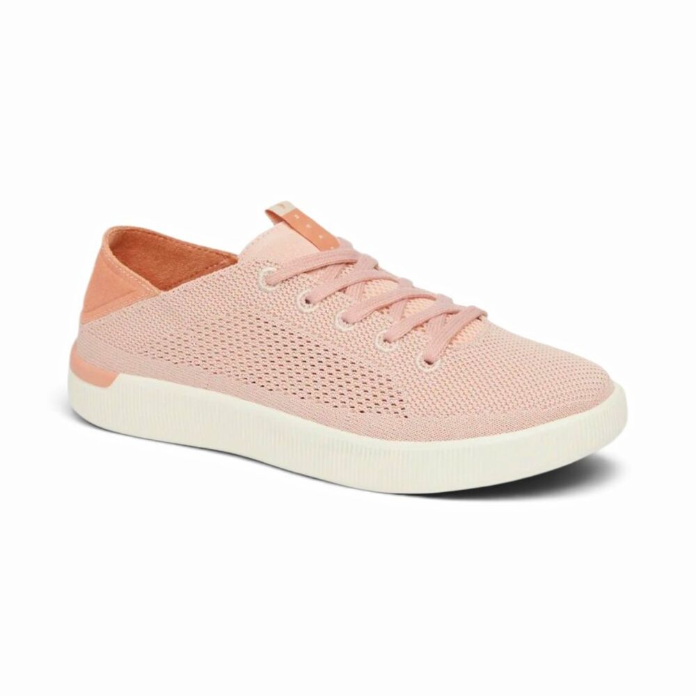Reef Women’s Neptune in Cameo Rose stretch Knit collapsible heel Size 5